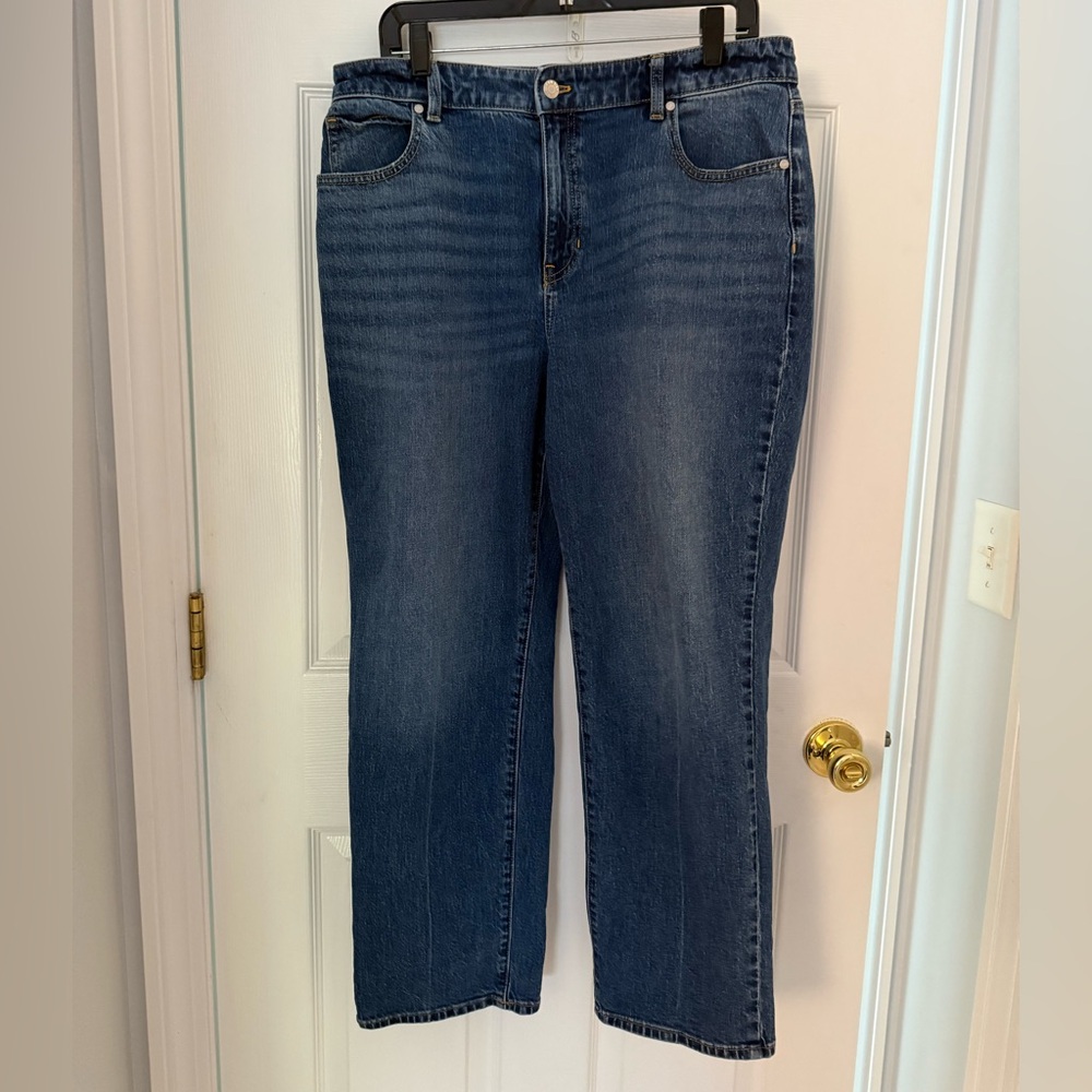 Talbots Dark Blue High Waist Relaxed Jeans